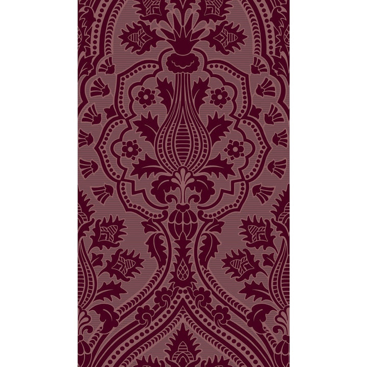 Pugin Palace Flock Claret by Cole & Son Wallcovering Cole & Son Wallcovering Pugin Palace Flock ClaretWallcovering COLE & SON PEARWOOD PAPER - 100% United Kingdom </p><p>Repeat: H: 20.5, V: 35.4 20.5 - Fabric Carolina -
