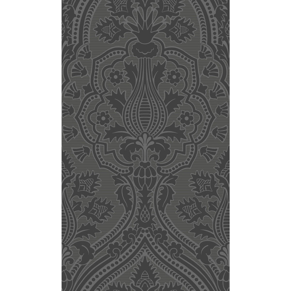 Pugin Palace Flock Charc by Cole & Son Wallcovering Cole & Son Wallcovering Pugin Palace Flock CharcWallcovering COLE & SON PEARWOOD PAPER - 100% United Kingdom </p><p>Repeat: H: 20.5, V: 35.4 20.5 - Fabric Carolina -