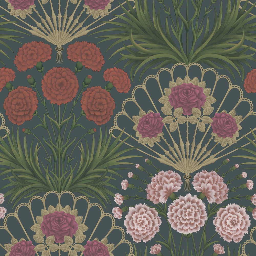 Flamenco Fan Magenta/Red/Metallic Glvr/Ink by Cole & Son Wallcovering Cole & Son Wallcovering Flamenco Fan Magenta/Red/Metallic Glvr/InkWallcovering COLE & SON SEVILLE NON WOVEN - 100% United Kingdom </p><p>Repeat: H: 27, V: 27 27 - Fabric Carolina -