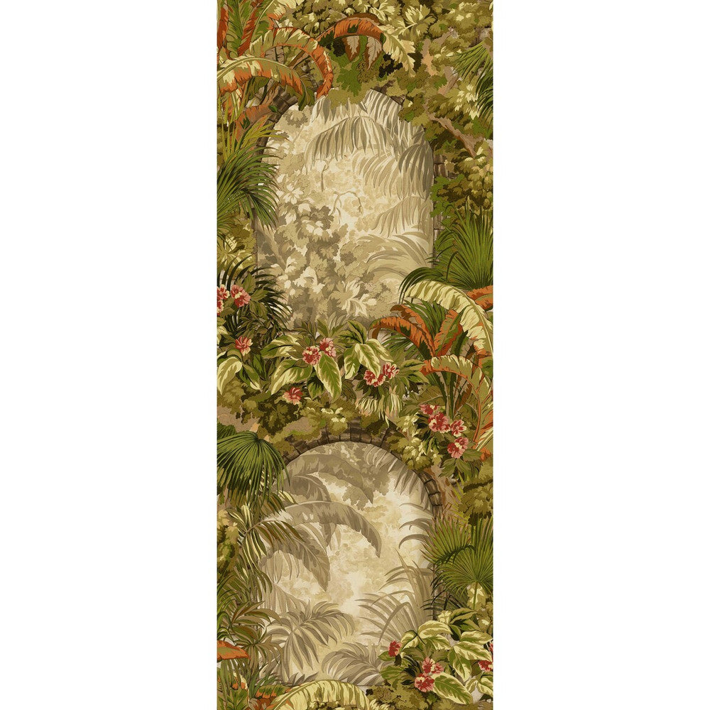 Hispalis Khaki Multi by Cole & Son Designer Wallcovering COLE & SON SEVILLE NON WOVEN - 100% United Kingdom Horizontal: 27.5 and Vertical: 70.8 27.5 - Swanky Fabrics -