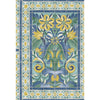 Cole & Son Wallpaper Triana Canary Yellow & China Blue On Teal