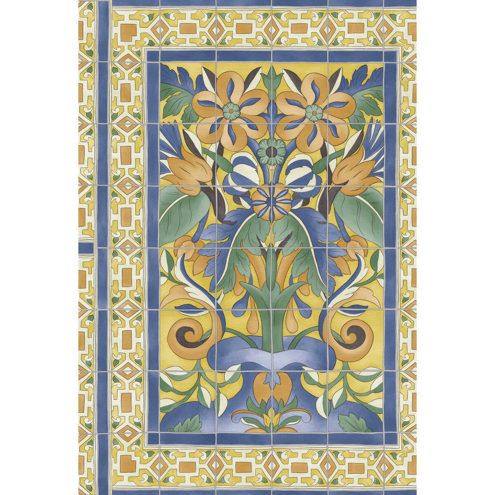 Triana Marigold & Hyacinth/Canary Yellow by Cole & Son Wallcovering Cole & Son Wallcovering Triana Marigold & Hyacinth/Canary YellowWallcovering COLE & SON SEVILLE NON WOVEN - 100% United Kingdom </p><p>Repeat: H: 20.5, V: 30 20.5 - Fabric Carolina -