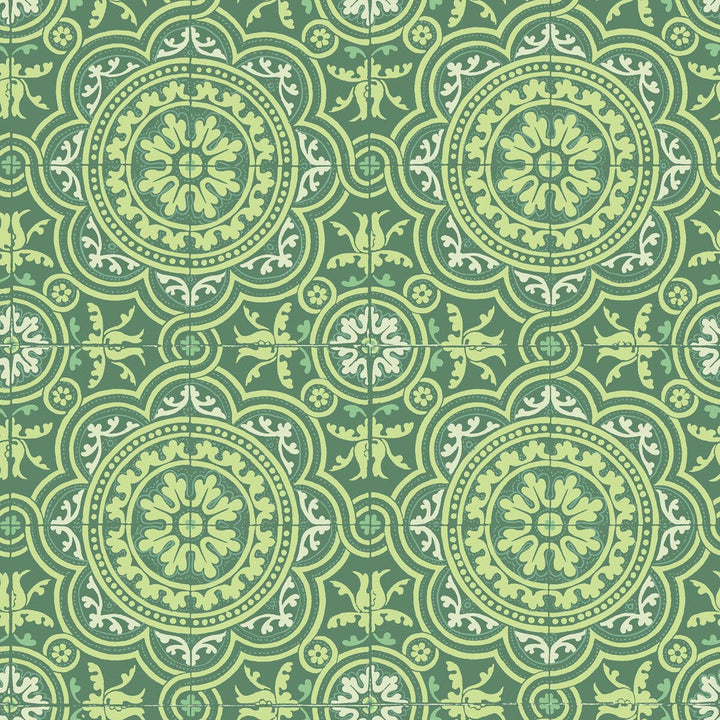 Piccadilly Leaf Green & Mint On Forest by Cole & Son Designer Wallcovering COLE & SON SEVILLE NON WOVEN - 100% United Kingdom Horizontal: 20.8 and Vertical: 20.8 20.8 - Swanky Fabrics -
