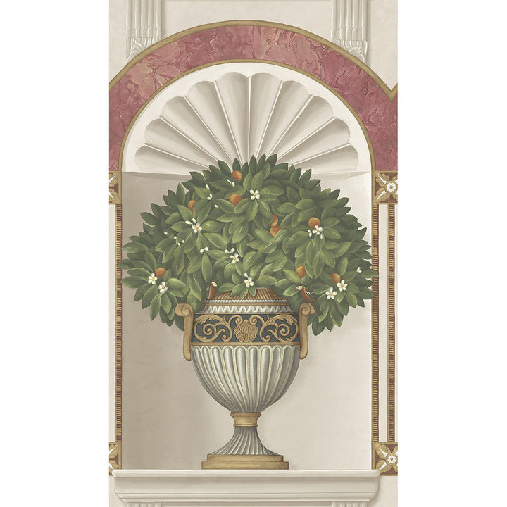 Royal Jardiniere Sg&Rs/St by Cole & Son Designer Wallcovering COLE & SON HISTORIC ROYAL PALACES-GREAT MASTERS NON WOVEN - 100% United Kingdom Horizontal: 20.5 and Vertical: 36 20.5 - Swanky Fabrics -