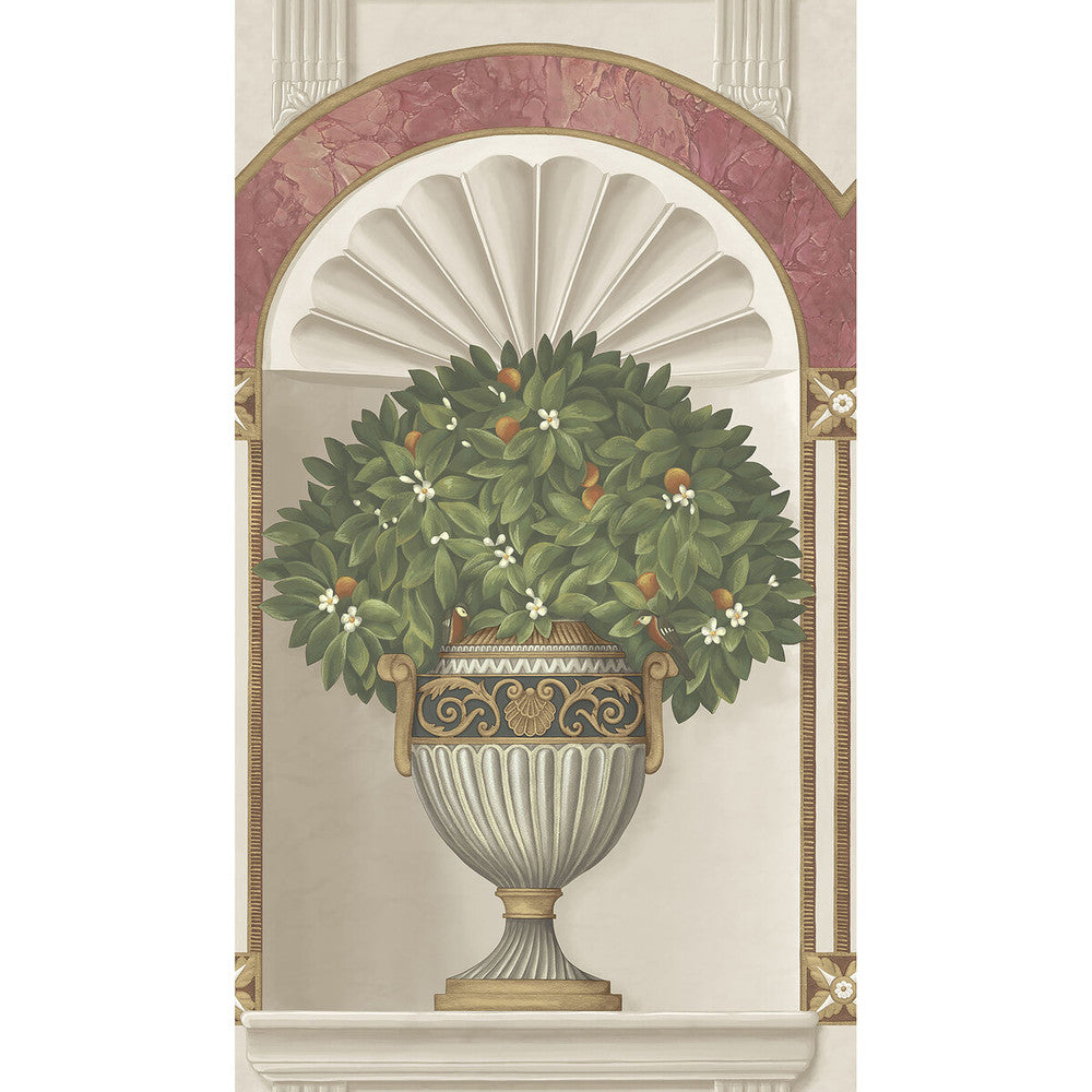 Royal Jardiniere Sg&Rs/St by Cole & Son Designer Wallcovering COLE & SON HISTORIC ROYAL PALACES-GREAT MASTERS NON WOVEN - 100% United Kingdom Horizontal: 20.5 and Vertical: 36 20.5 - Swanky Fabrics -