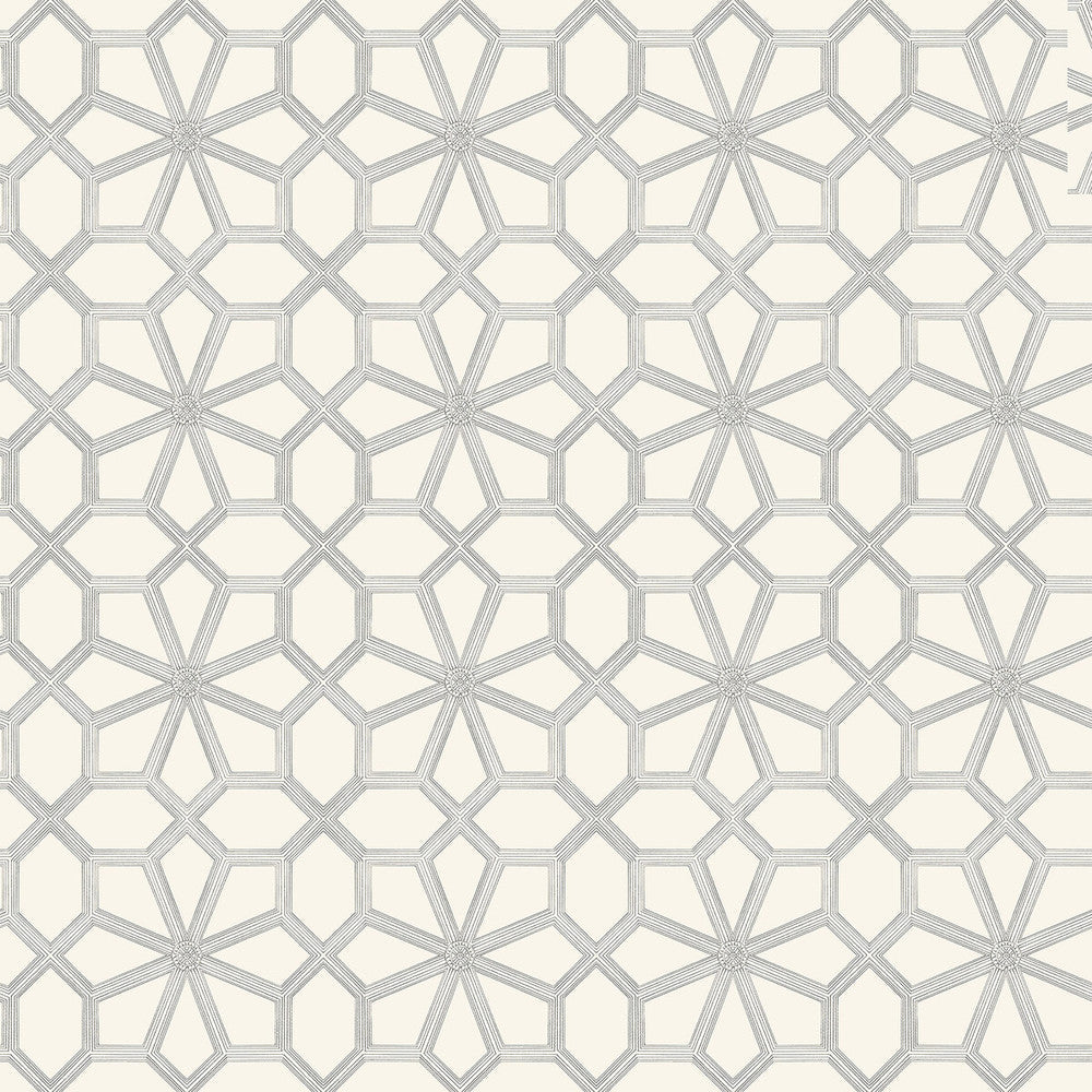 Wolsey Stars Soot On Snow by Cole & Son Designer Wallcovering COLE & SON HISTORIC ROYAL PALACES-GREAT MASTERS NON WOVEN - 100% United Kingdom Horizontal: 20.5 and Vertical: 20.5 20.5 - Swanky Fabrics -