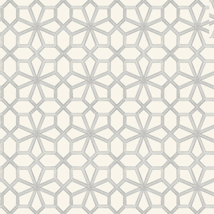 Wolsey Stars Soot On Snow by Cole & Son Designer Wallcovering COLE & SON HISTORIC ROYAL PALACES-GREAT MASTERS NON WOVEN - 100% United Kingdom Horizontal: 20.5 and Vertical: 20.5 20.5 - Swanky Fabrics -