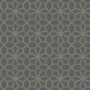 Cole & Son Wallpaper Wolsey Stars Chalk/Charcl
