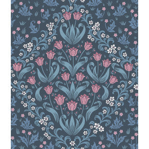 Cole & Son Wallpaper Tudor Garden Fs&Cblu/Midn