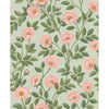 Cole & Son Wallpaper Hampton Roses R&Lgrn/Degg