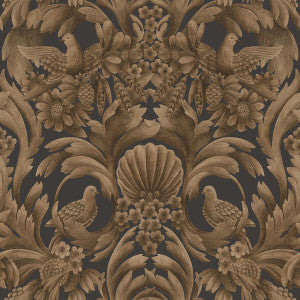 Cole & Son Wallpaper Gibbons Carving Mbrnz/Chr