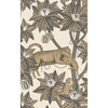 Cole & Son Wallpaper Satara Soot&Metgld/Linen