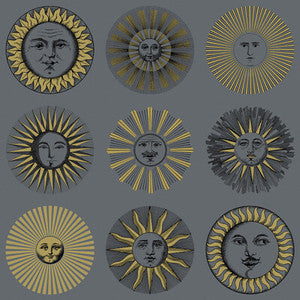 Cole & Son Wallpaper Soli Midnight & Soft Gold 123/1004.CS.0