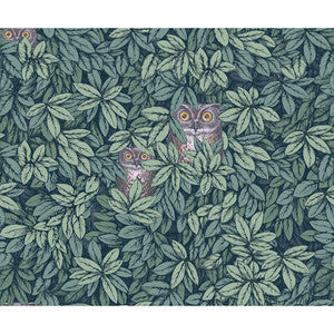 Cole & Son Wallpaper Foglie E Civette Viridian 123/11051.CS.0
