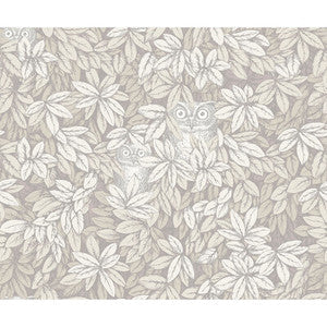Cole & Son Wallpaper Foglie E Civette White 123/11052.CS.0