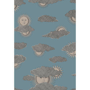 Cole & Son Wallpaper Soli E Nuvole Teal 123/2010.CS.0
