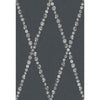 Cole & Son Wallpaper Cammei Silver On Ink 123/4017.CS.0