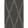 Cole & Son Wallpaper Cammei Gold On Charcoal 123/4018.CS.0