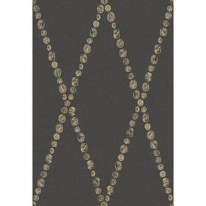 Cole & Son Wallpaper Cammei Gold On Charcoal 123/4018.CS.0