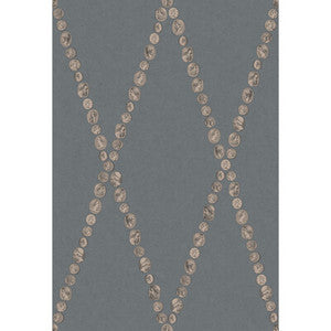 Cole & Son Wallpaper Cammei Slate & Rose Gold 123/4020.CS.0