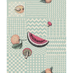 Cole & Son Wallpaper Frutta E Geometrico Pastel 123/6029.CS.0