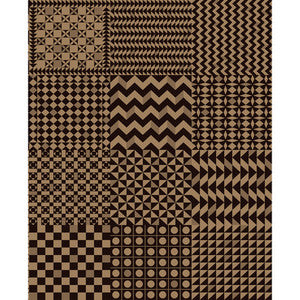 Cole & Son Wallpaper Geometrico Black & Gold 123/7036.CS.0
