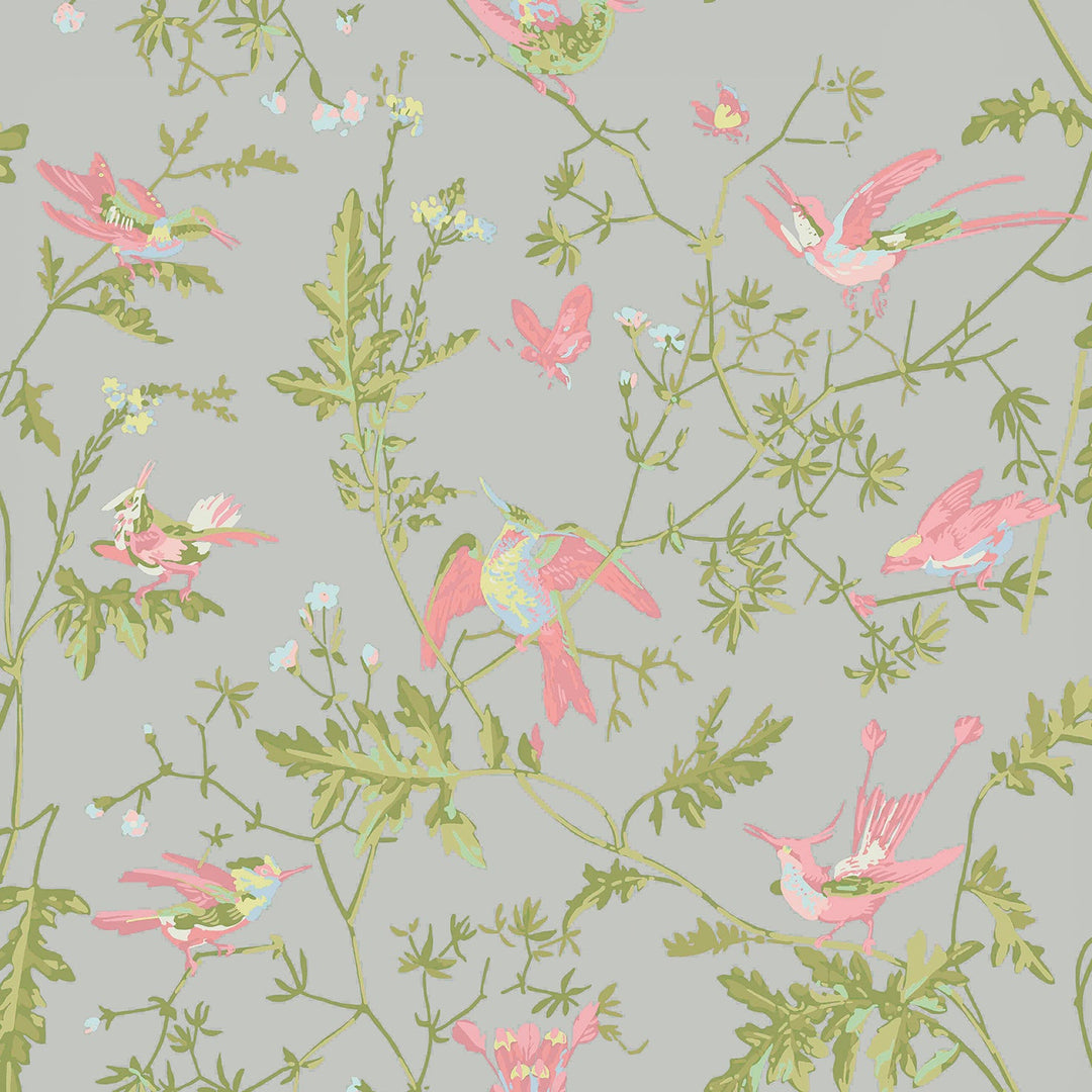 Cole & Son Wallcovering Grey/Pink