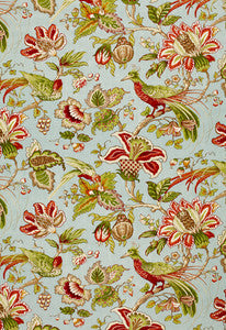 Schumacher Fabric Sandringham Robin'S Egg 1273002