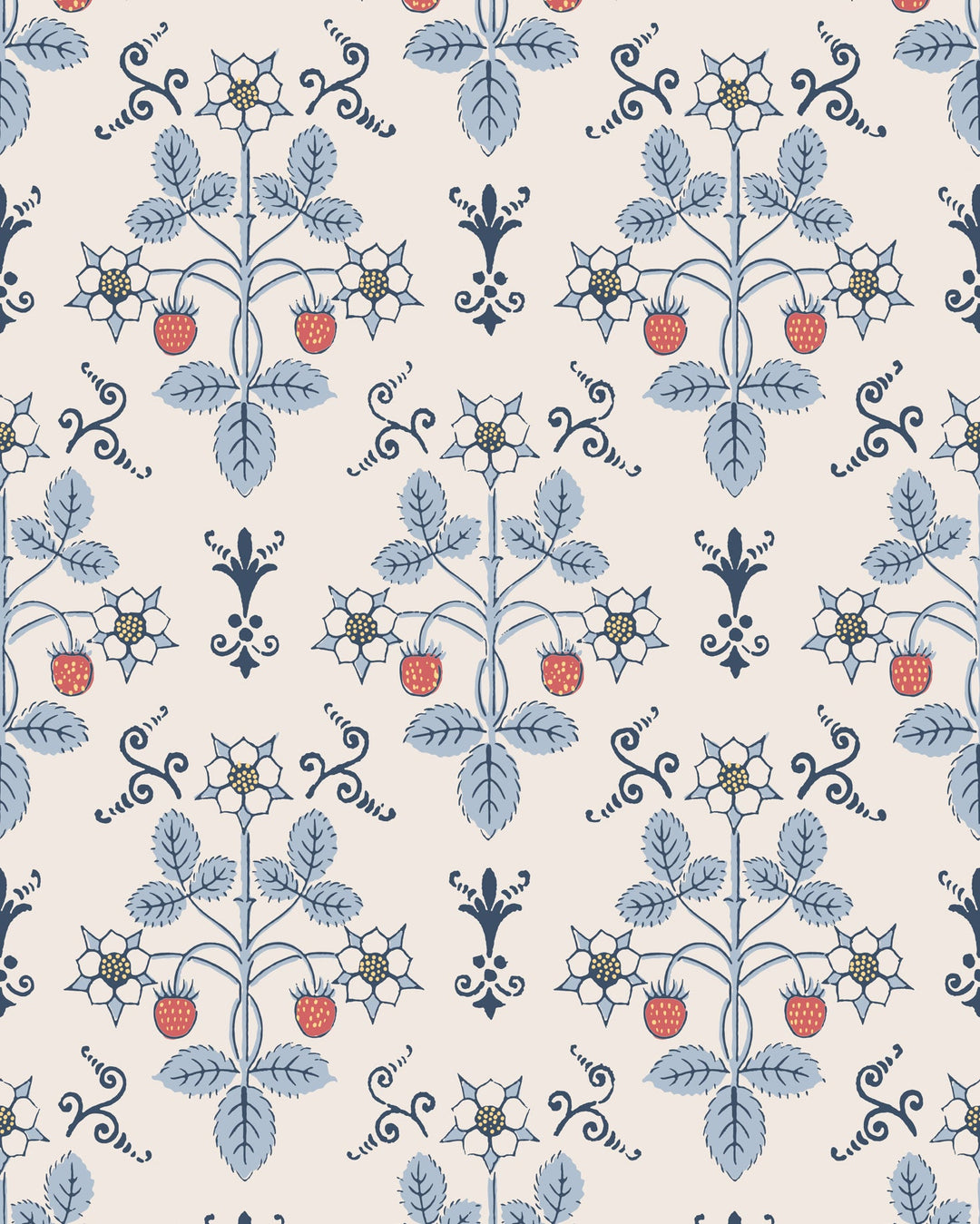 Cole & Son Wallcovering Blue/Cream