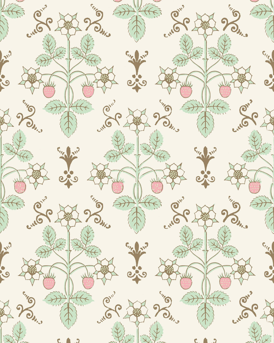 Cole & Son Wallcovering Blush/Mint