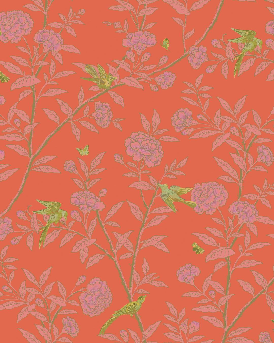 Cole & Son Wallcovering Vermillion