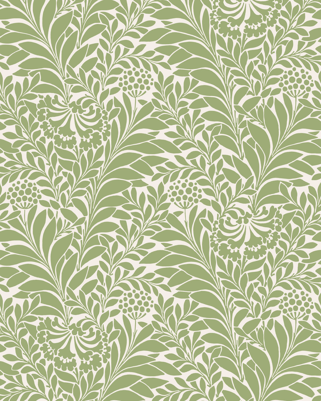 Cole & Son Wallcovering Spring Green