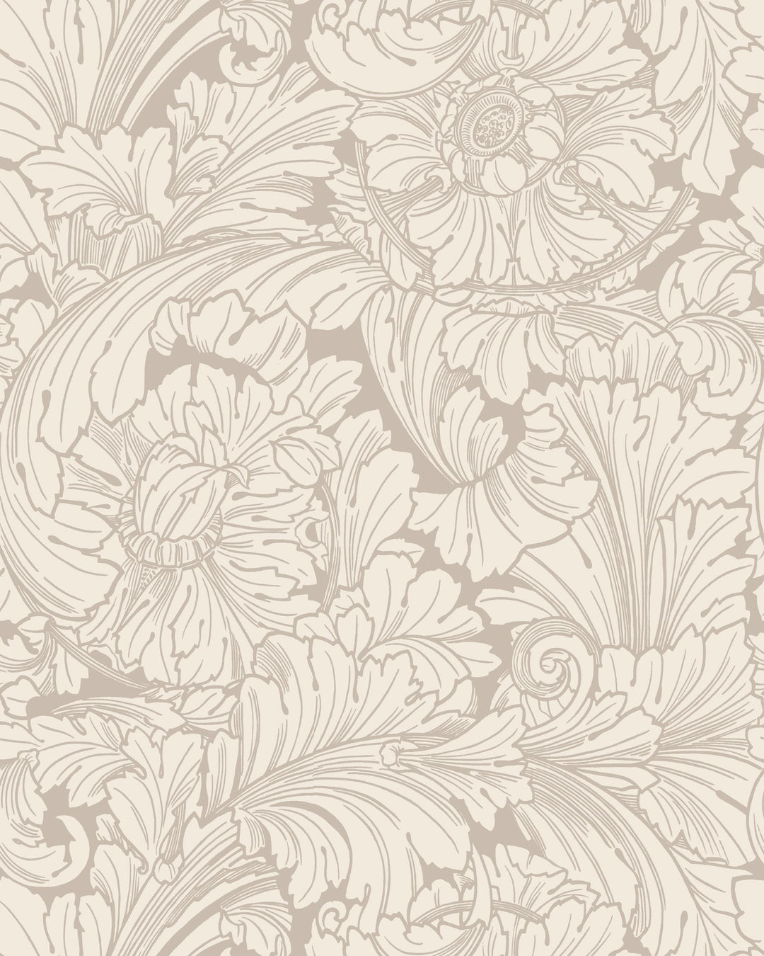 Cole & Son Wallcovering Cream/Pebble
