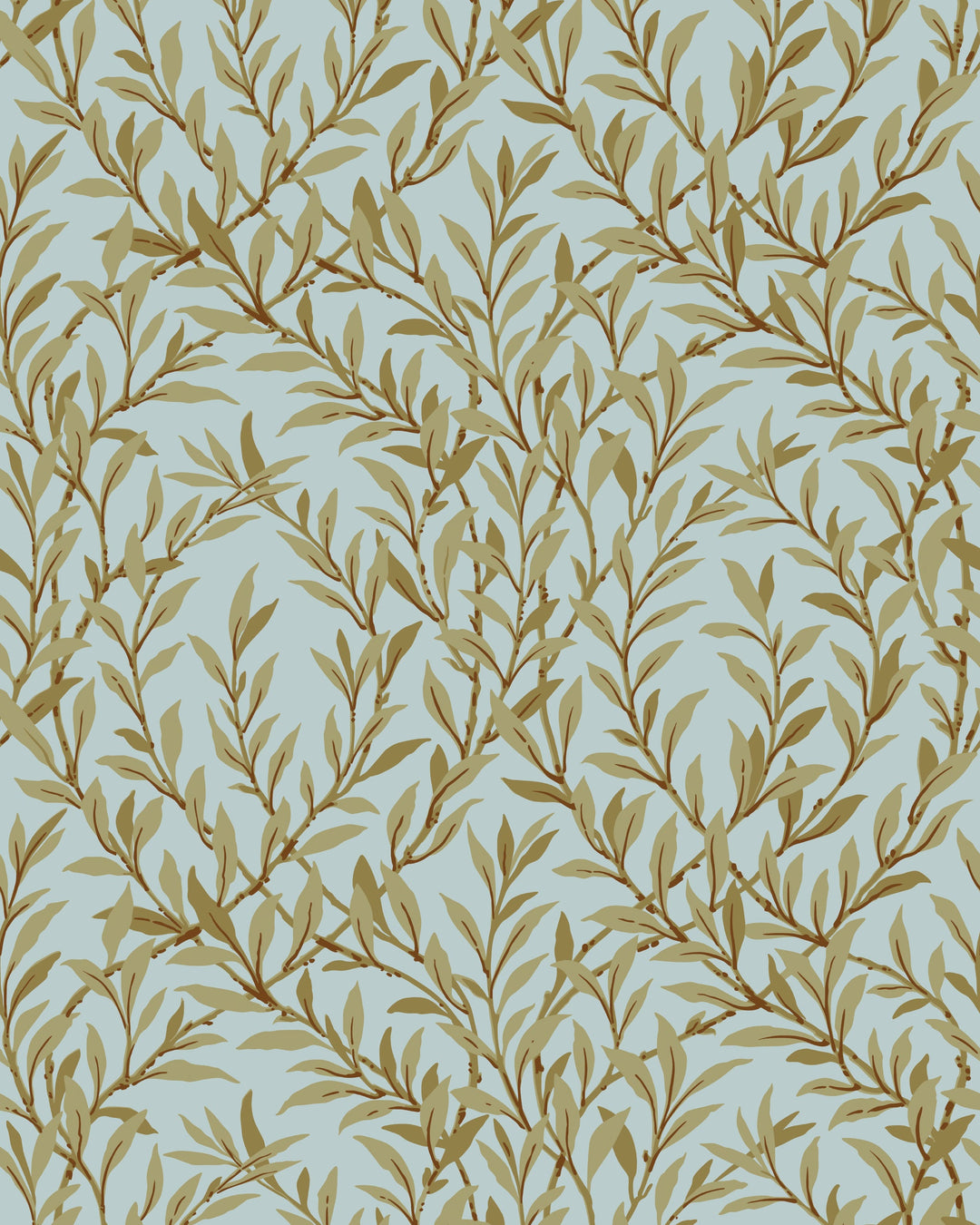 Cole & Son Wallcovering Olive/Teal