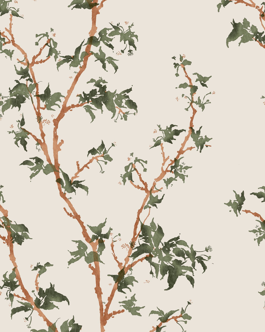 Cole & Son Wallcovering Leaf Green
