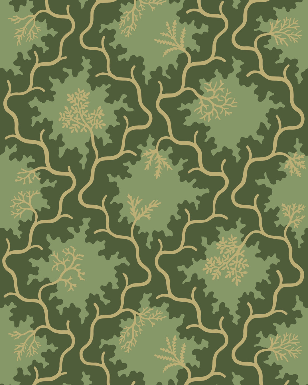 Cole & Son Wallcovering Evergreen