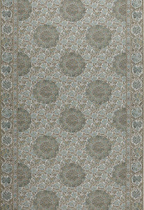 Schumacher Fabric Kaya Medallion Mineral 1296002