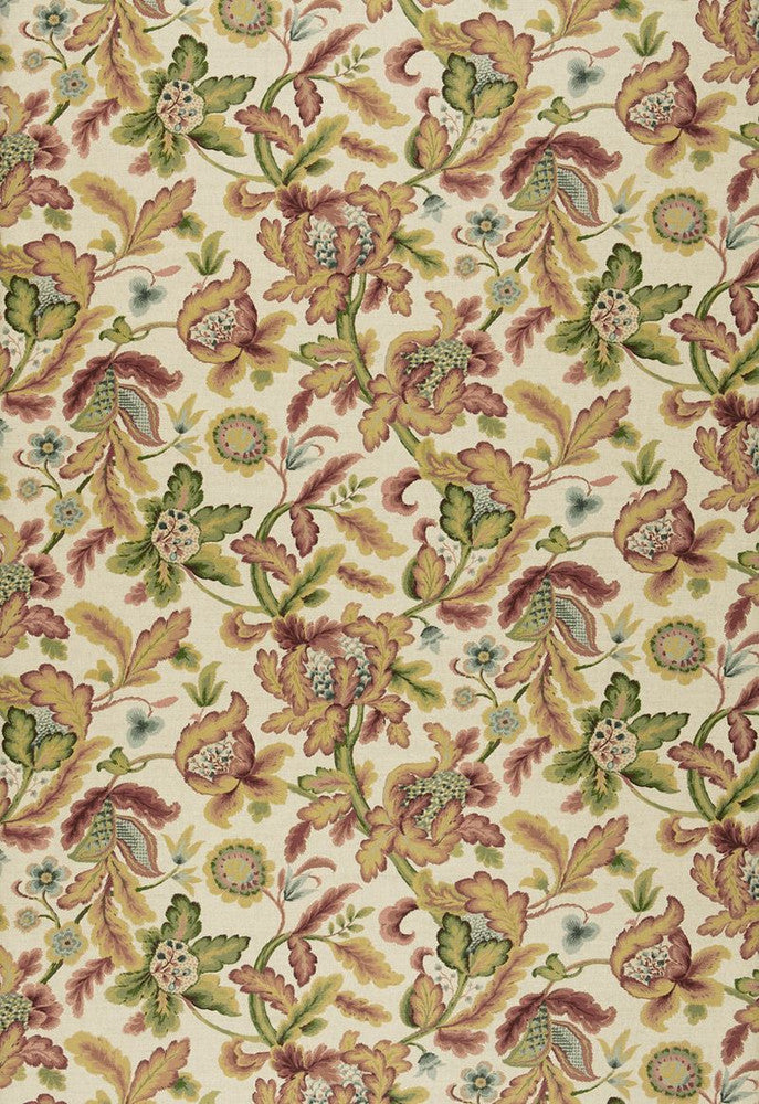 Shelton Tree Spice 1305000 by Schumacher Designer Fabric Classic-Prints 52% Linen, 48% Cotton - Horizontal: 27 and Vertical: 28.5 54 - Swanky Fabrics -