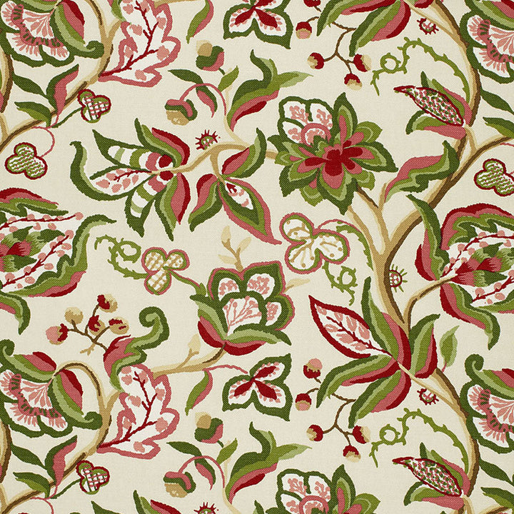Alexandra Vine Pink & Green 1325002 by Schumacher Fabric Schumacher Fabric Alexandra Vine Pink & Green 1325002Fabric COTTON 56% UNITED KINGDOM </p><p>Repeat: H: HORZ. 27" (69CM) , V: VERT. 22" (56CM) 54 - Fabric Carolina -