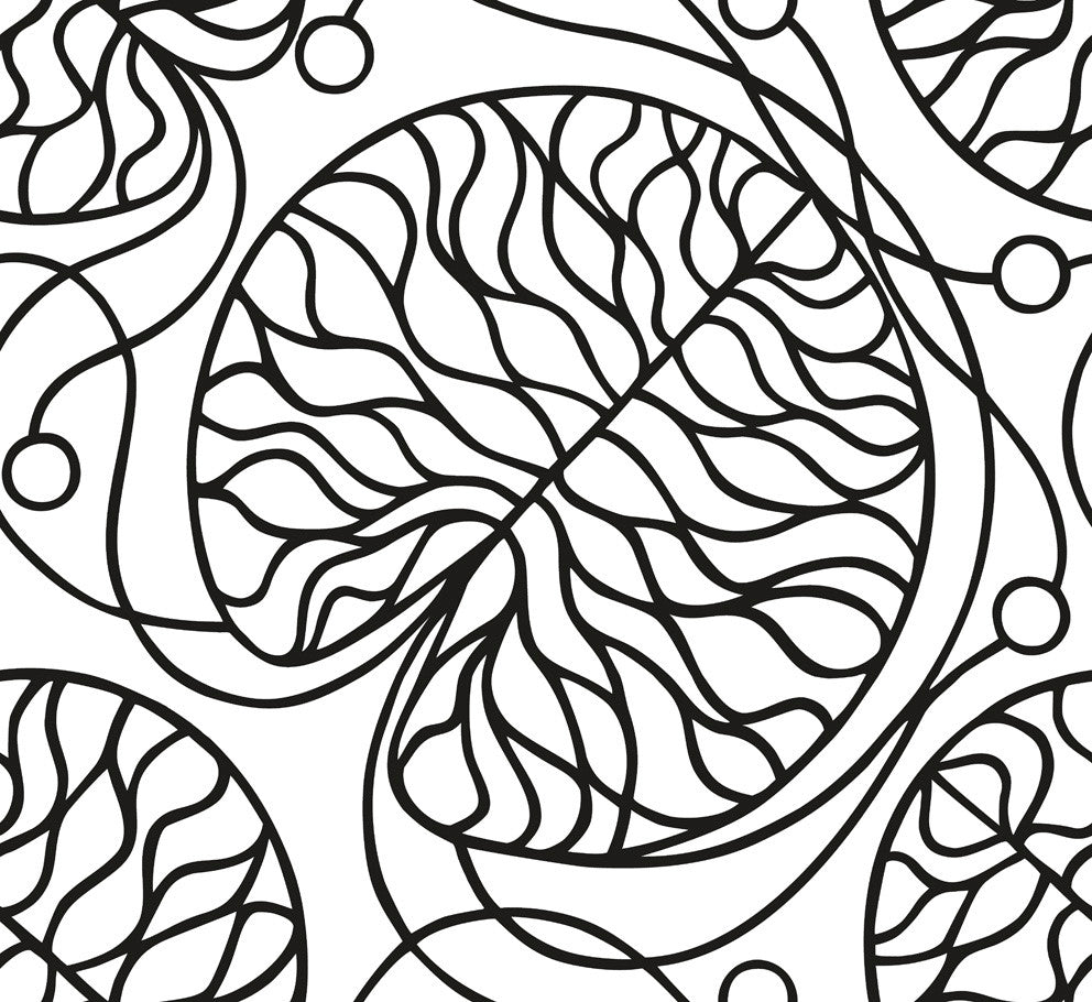 Bottna Ebony and Eggshell 14131X by Marimekko Designer Wallpaper