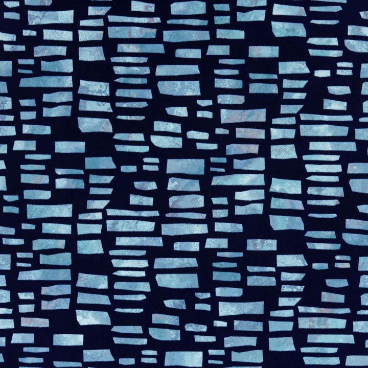 Fusion Flock (Wp) # 03 Blue Dusk by 1838 Wallcoverings Designer Wallpaper Willow STRAIGHT PASTE THE WALL UNITED KINGDOM V-10.25" 20.5"X11YD - Swanky Fabrics -