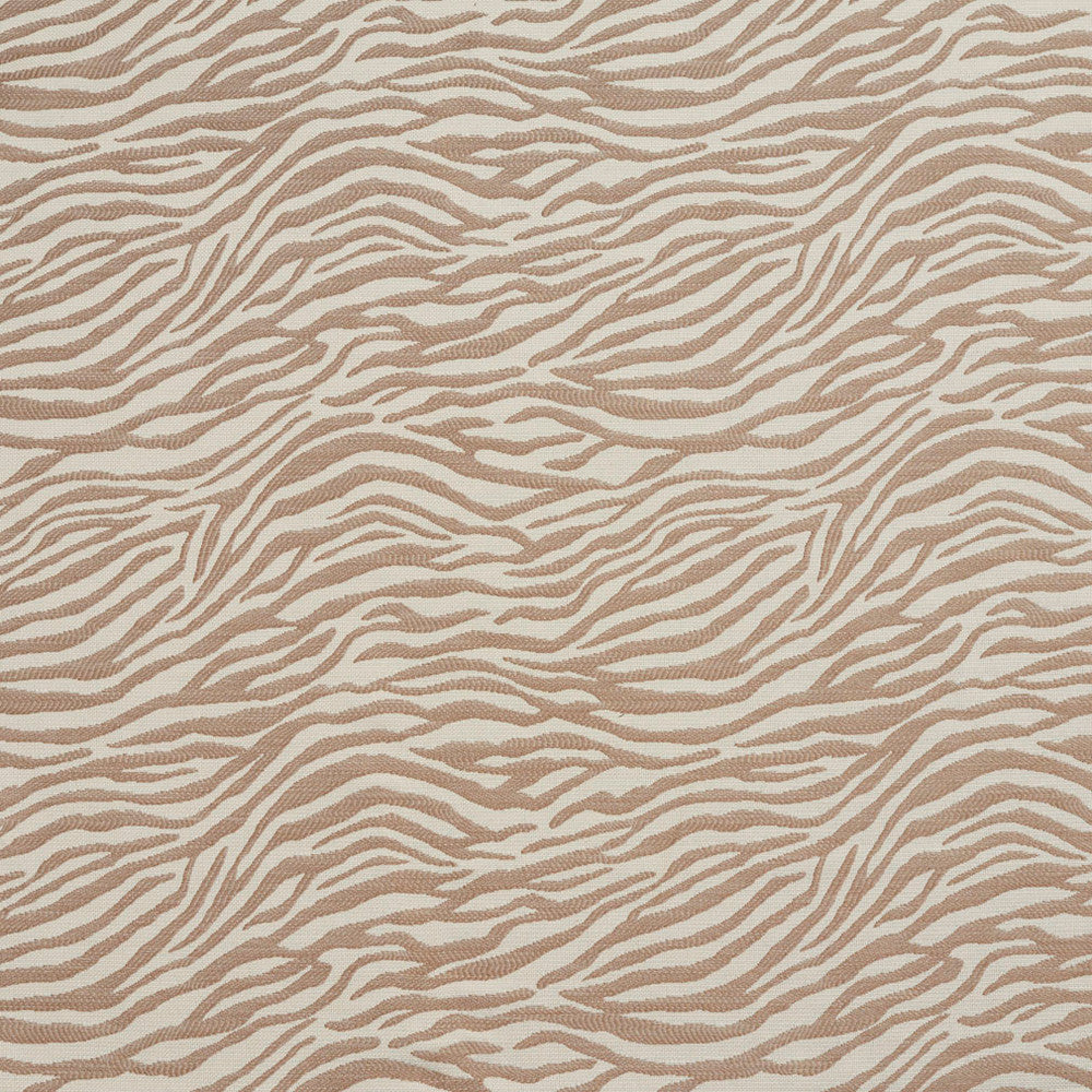 1590 Zebra/Taupe by Charlotte Designer Fabric Ring Book Page #16A 75% Rayon, 25% Polyester Asia Exceeds 70,000 Wyzenbeek Rubs (Heavy Duty) Random 54 Inches - Swanky Fabrics -