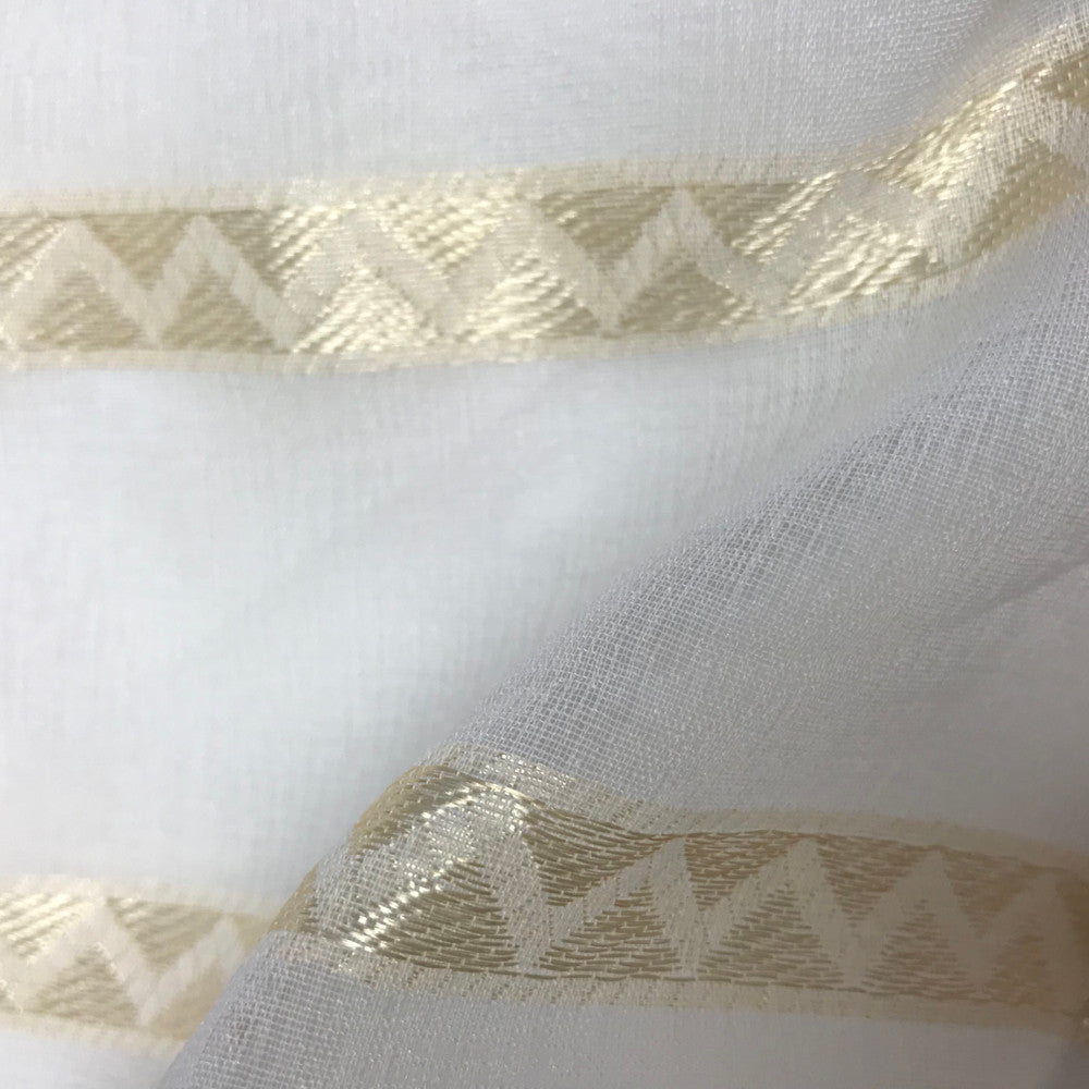160 Sheers 030 by Europatex Designer Fabric 160 Sheers Collection 100% Polyester 2.80" 110.00 inches - Swanky Fabrics -