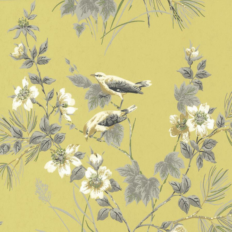 Rosemore (Wp) # 01 by 1838 Wallcoverings Designer Wallpaper Rosemore HALF DROP PASTE THE WALL UNITED KINGDOM V-21" 20.5"X11YD - Swanky Fabrics -
