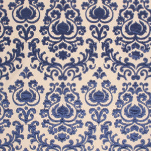 RM CoCo Fabric Trocadéro Damask Sapphire