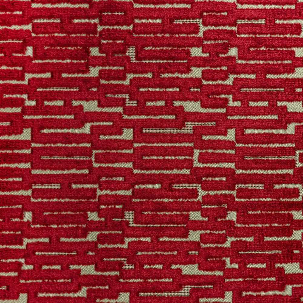 Basie Crypton Firethorn by RM CoCo Designer Fabric Winner's Circle IV 50% Acrylic 50% Polyester See Sample 85000 Horizontal: 4.75 and Vertical: 6 54 - Swanky Fabrics -