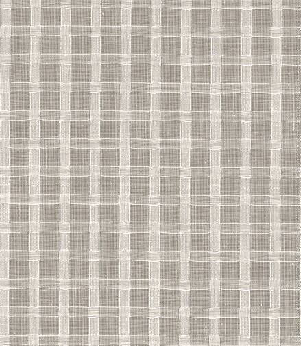 Borealis Check Champagne 16611 by Schumacher Designer Fabric - 67% Polyester, 33% Cotton - Horizontal: 1.25 and Vertical: 1.25 118 - Swanky Fabrics -