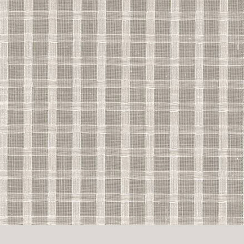 Borealis Check Champagne 16611 by Schumacher Designer Fabric SHEER FABRICS VOLUME I See Sample FRANCE NOT APPLICABLE </p><p>Repeat: Horizontal: 1 1/4" (3CM) and Vertical: 1 1/4" (3CM) 118" WIDE (300CM) - Swanky Fabrics -