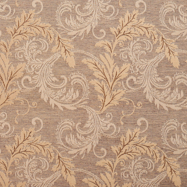 1670 Antique Leaf by Charlotte Designer Fabric Modern Tapestry 100% Woven Polyester Asia Exceeds 200,000 Wyzenbeek Rubs (Heavy Duty) </p><p>Repeat: Horizontal: 14.5" x Vertical: 16" 54 Inches - Swanky Fabrics -