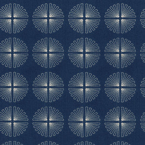 Studio NYC Design Fabric Array Emb Lapis 170070
